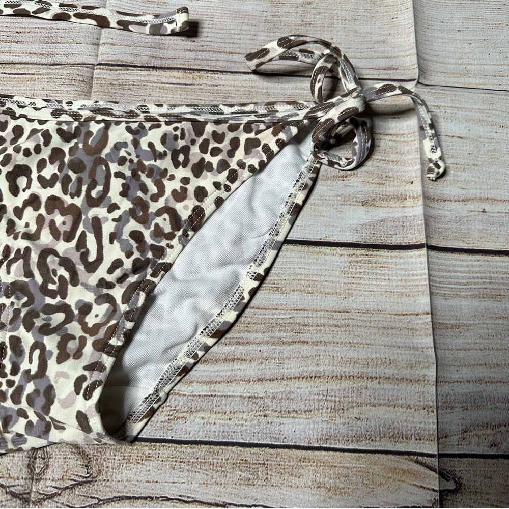 Moontide String Leopard Print Bikini Set - Picture 6 of 12